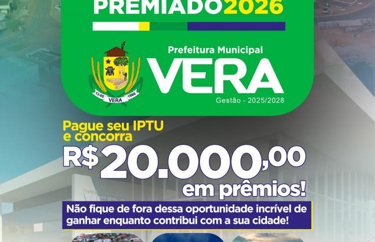 POR: ASCOM Prefeitura de Vera.