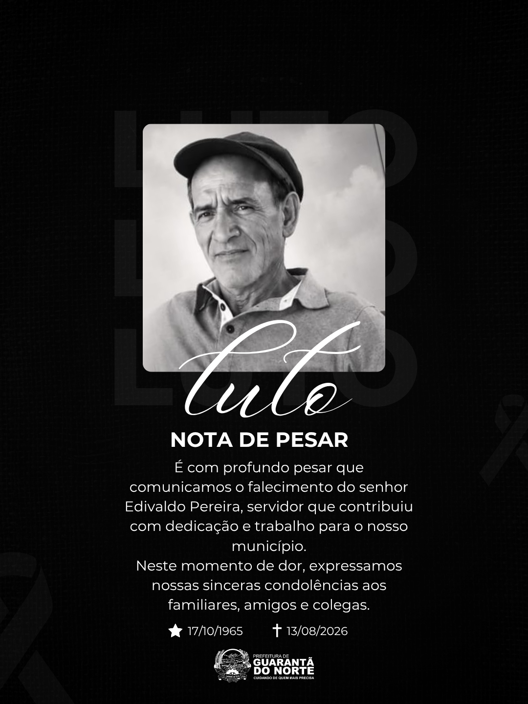 POR: ASCOM Prefeitura Municipal de Guarantã do Norte.