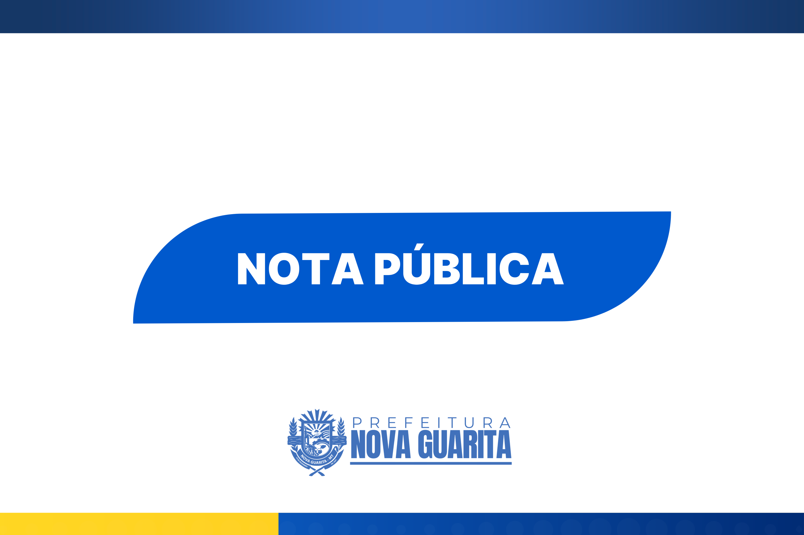 POR: ASCOM Prefeitura de Nova Guarita.