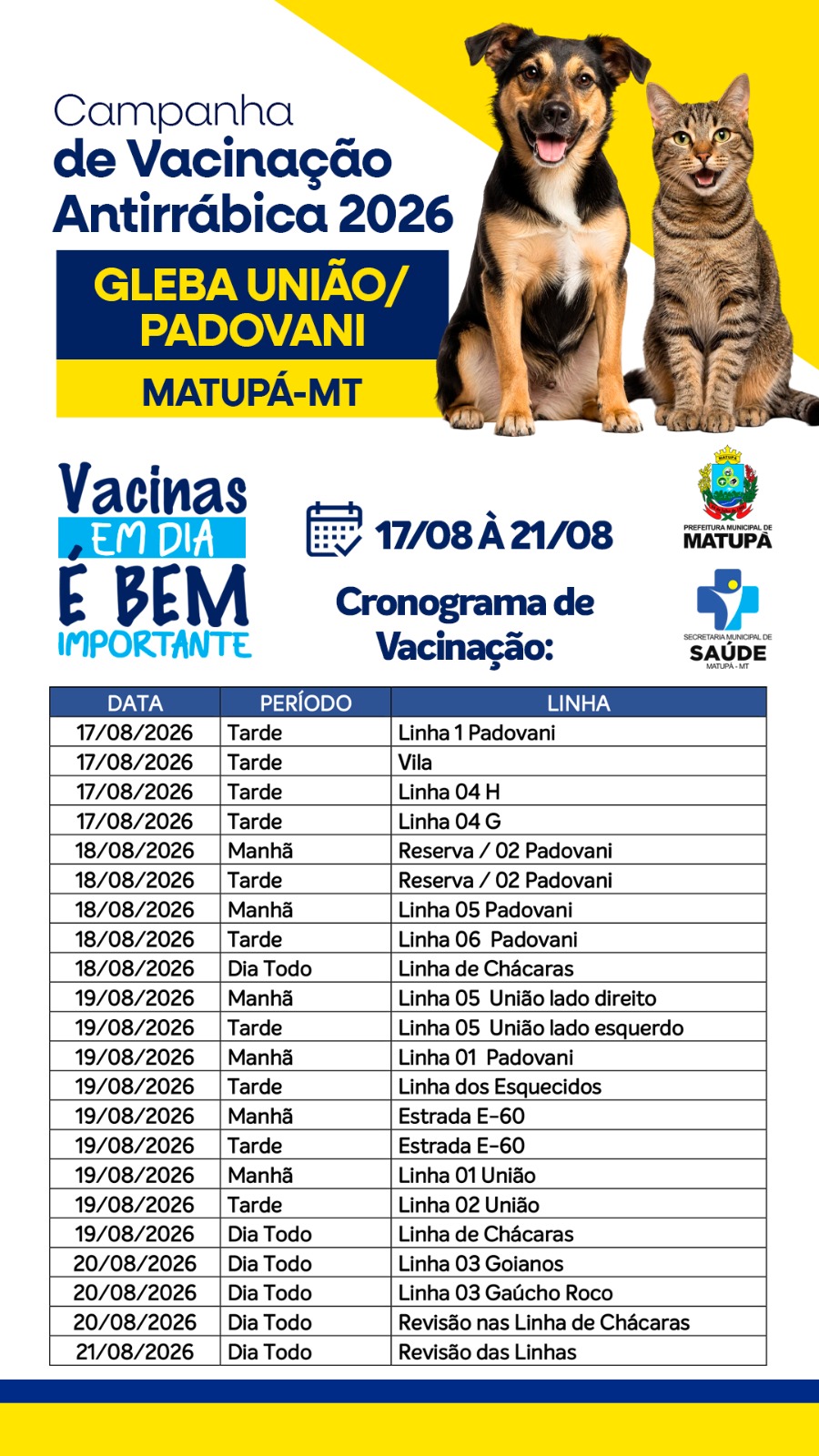 POR: ASCOM Prefeitura Municipal de Matupá.