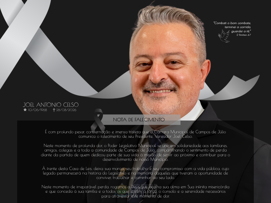 POR: ASCOM Câmara Municipal de Campos de Júlio – MT