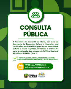 POR: ASCOM Prefeitura Municipal de Guarantã do Norte