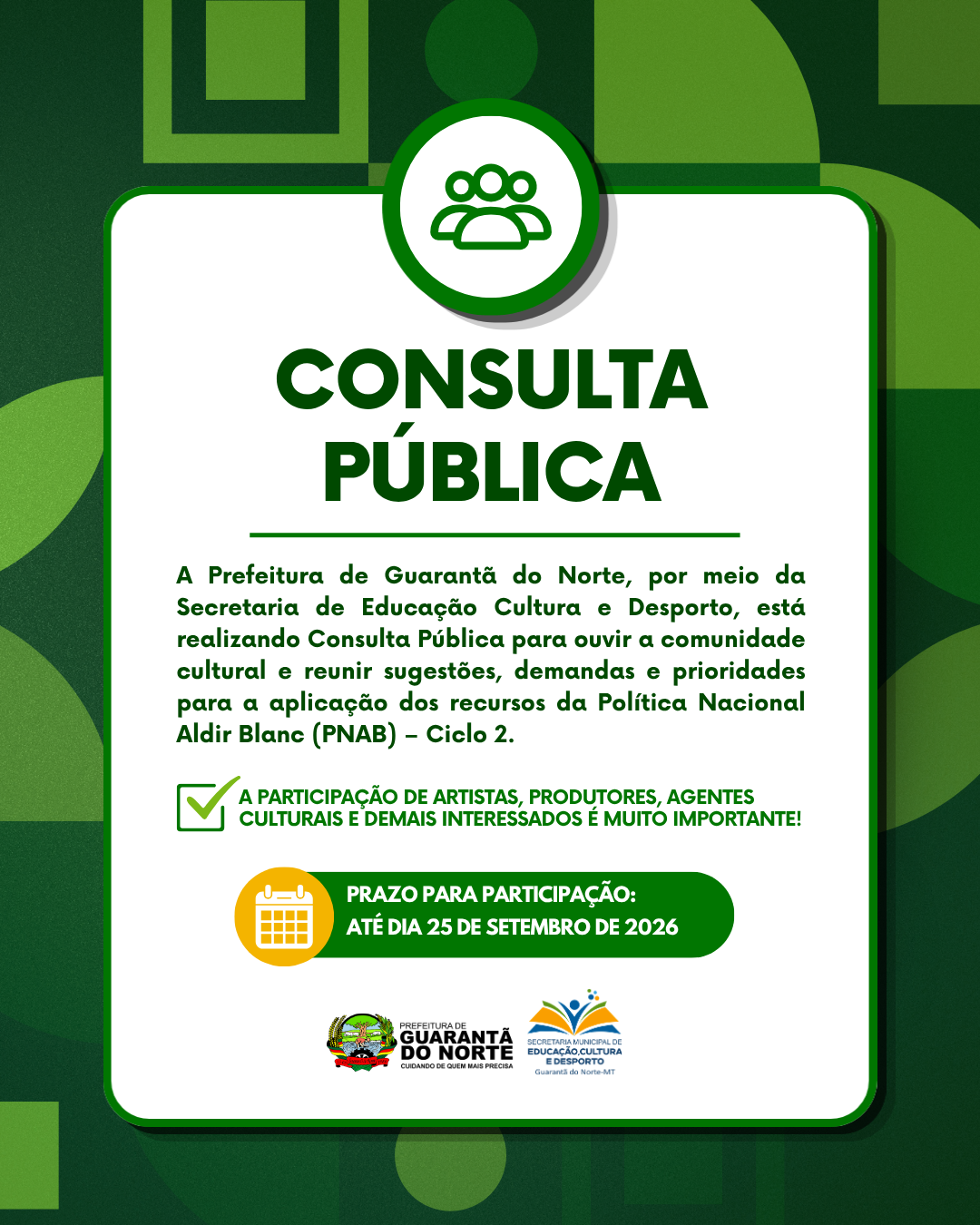 POR: ASCOM Prefeitura Municipal de Guarantã do Norte