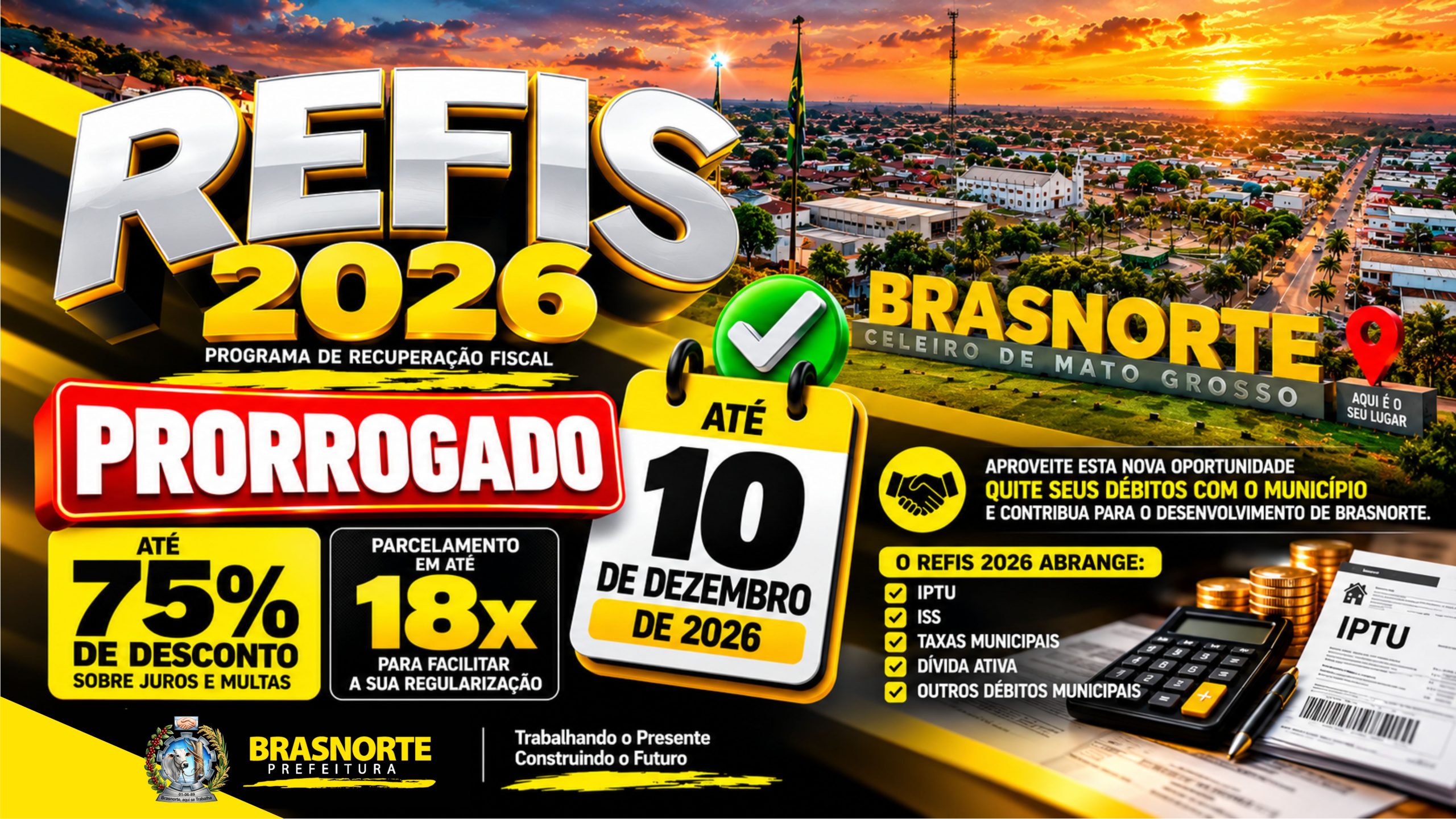 POR: GENILSON DALL AGNOL / ASCOM Prefeitura Municipal de Brasnorte.